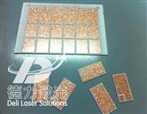 Laser cutting of alumina substrate for thick-film circuit