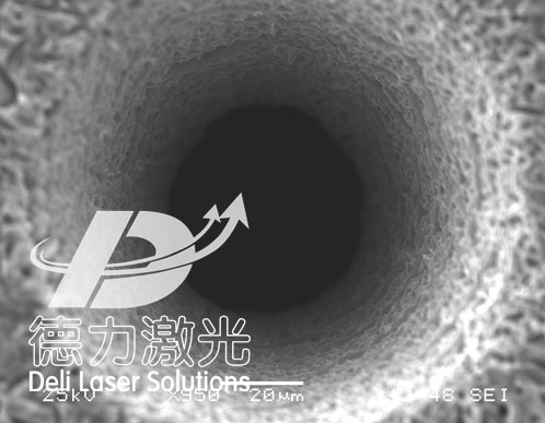 silicon micro drilling with latest laser system