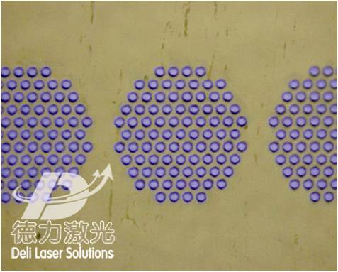 thin film micro hole drilling