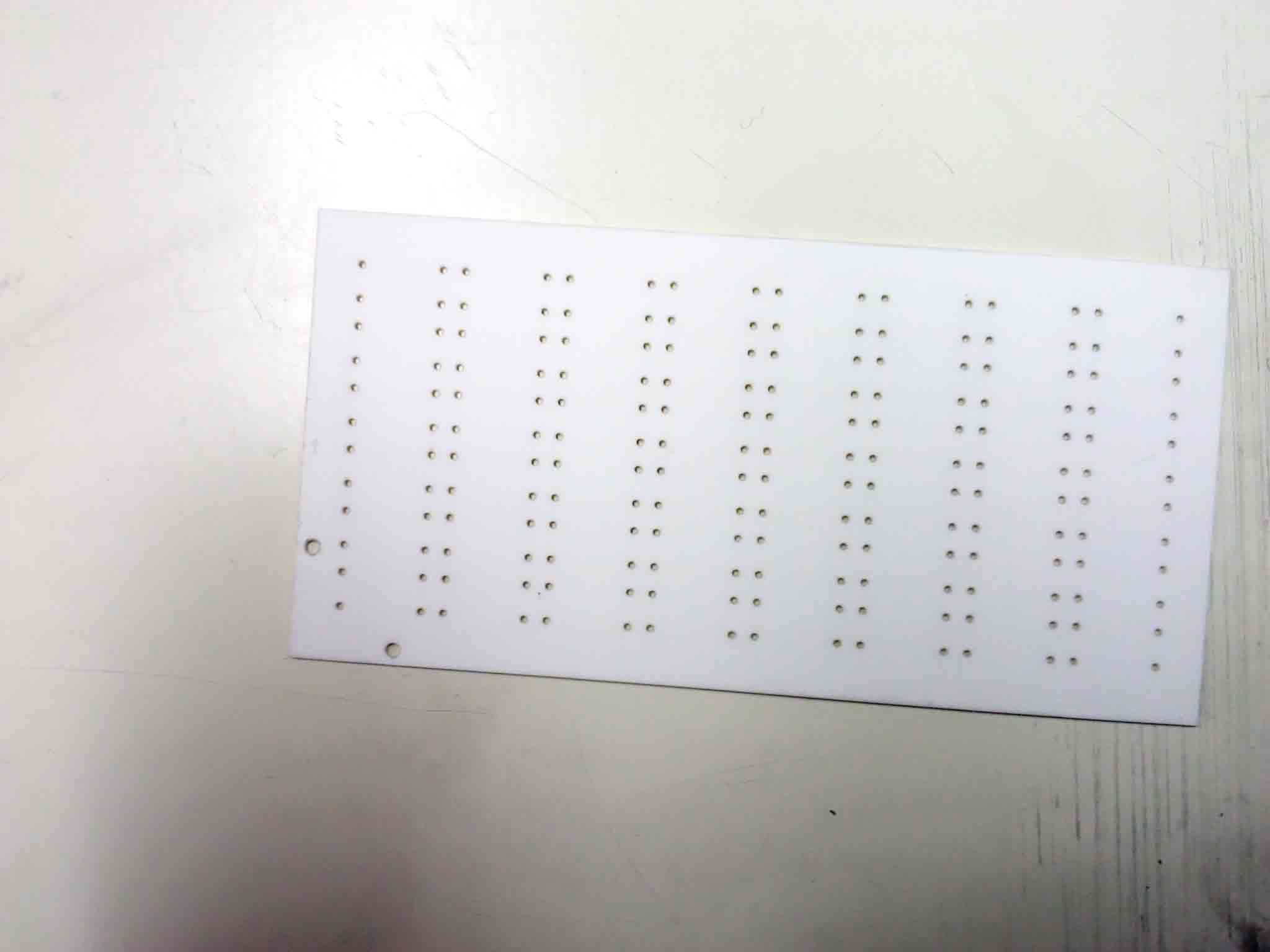 Alumina ceramics driling