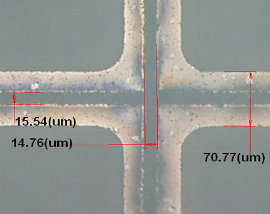 laser precision machining of led wafe