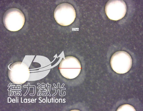 alumina drilling with high end laser machine