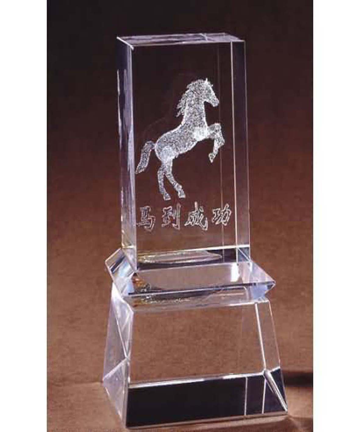 crystal engraving with 3D laser machine