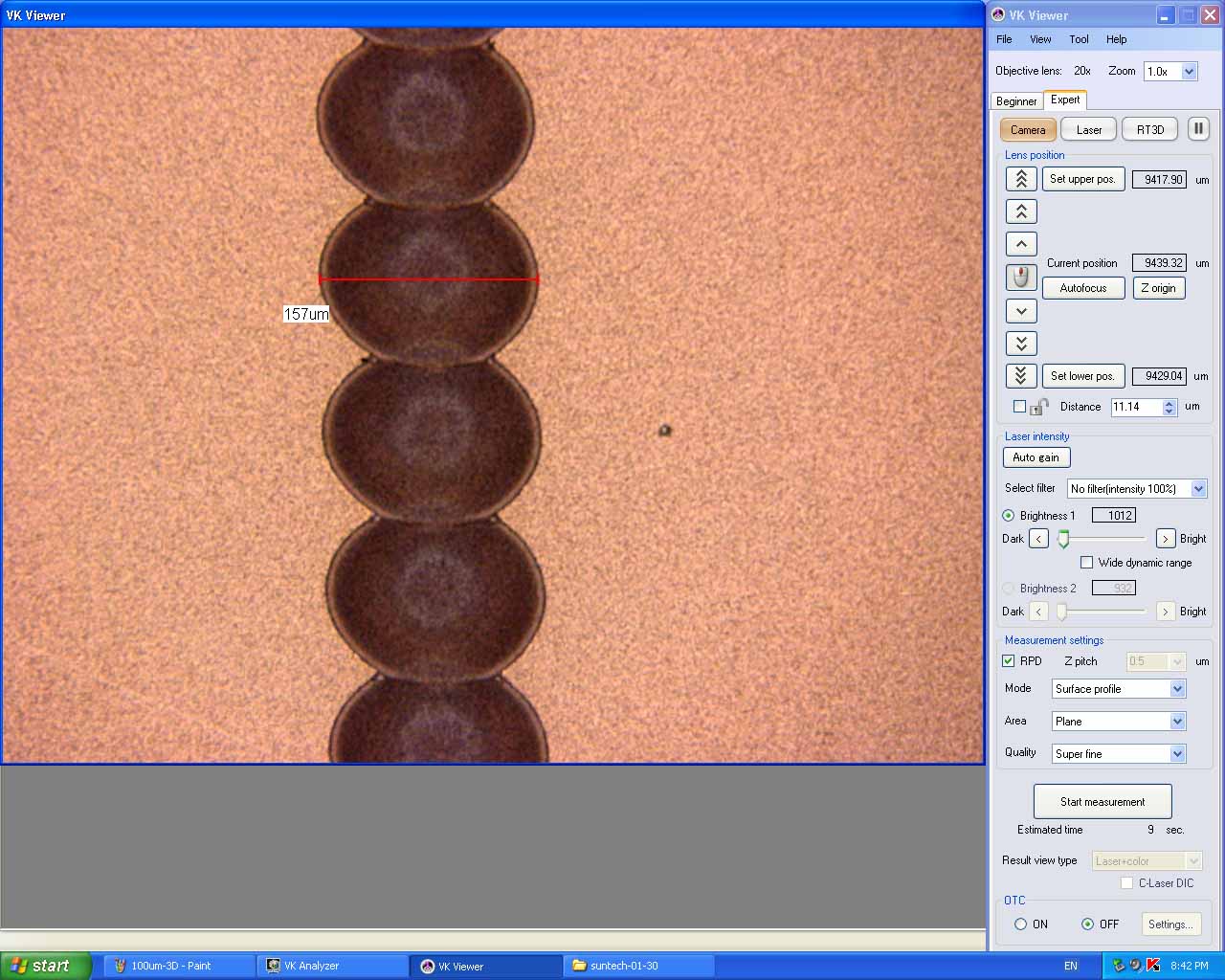 thin film scribing with picosecond laser machine