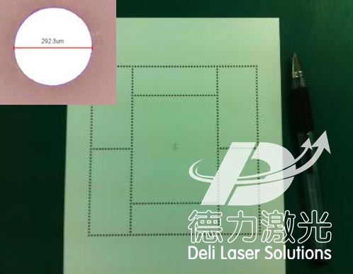 laser drilling for the Ceramic substrate