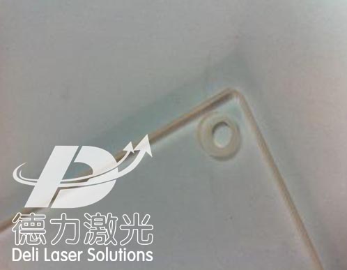 Glass special-shaped hole