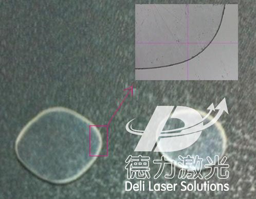 Sapphire cover lens fine cutting